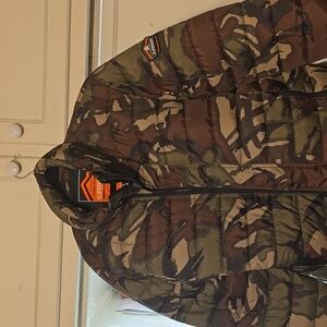 Superdry camouflage puffy jacket